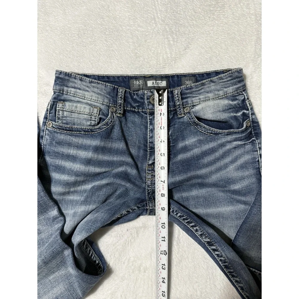 BKE Alec‎ Jeans Mens 27x32 Blue Medium Wash Straight Leg Denim
